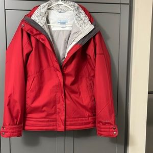 Columbia women’s 3 in 1 jacket in size XL
